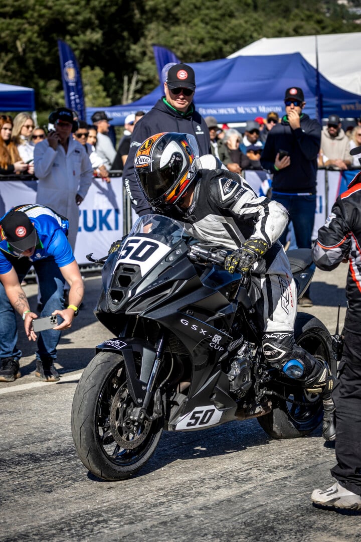 bike on race track 